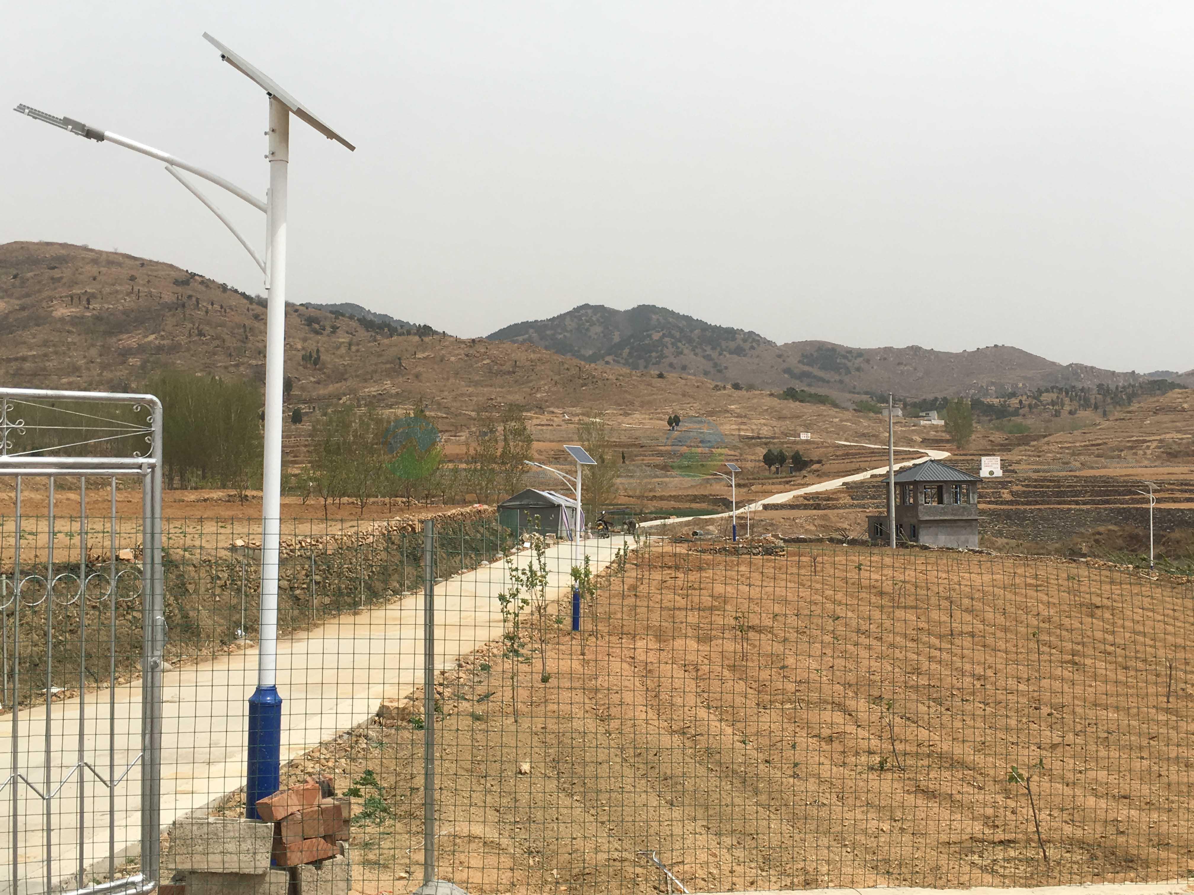 山東龍延太陽能路燈高桿燈